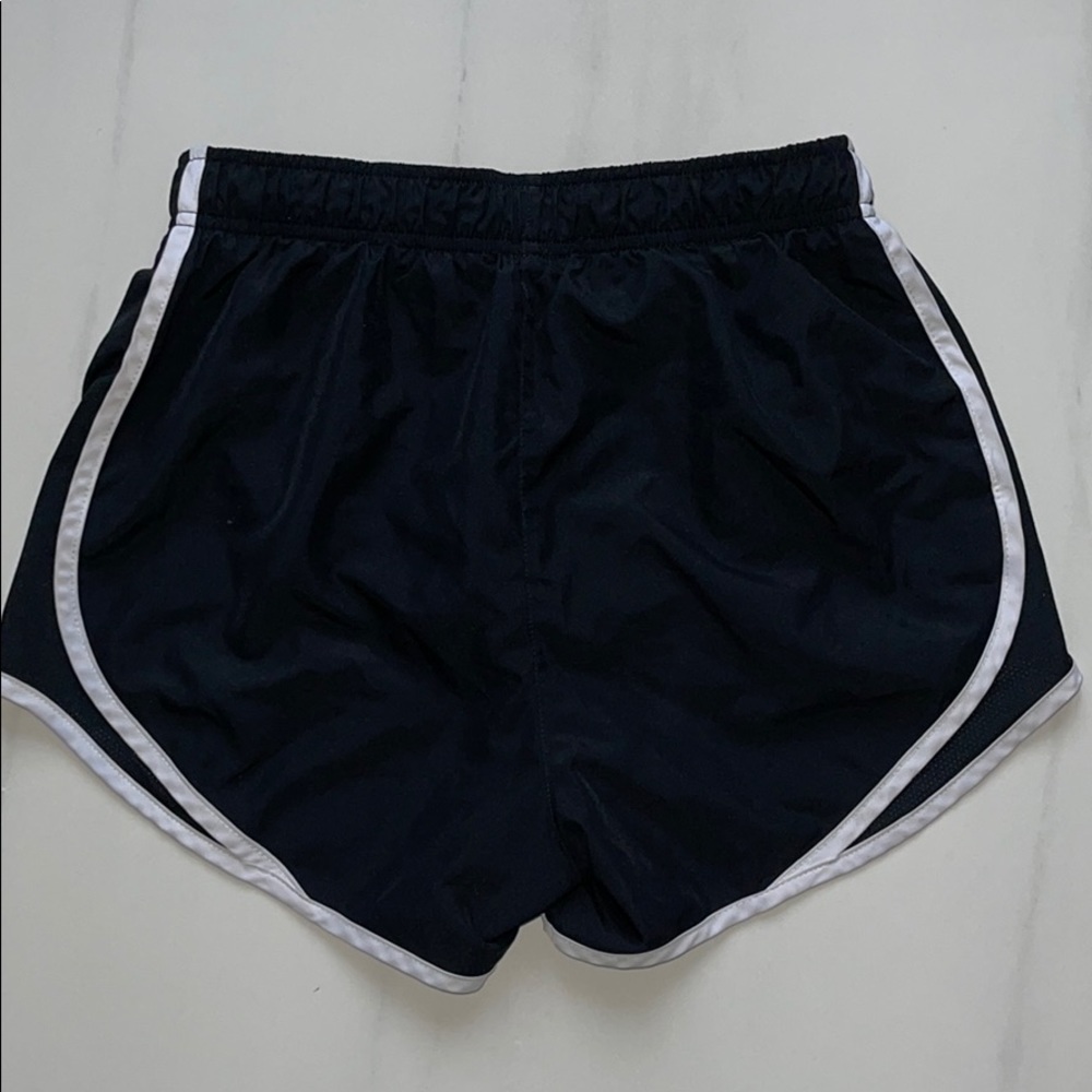 Nike Black Dri Fit Running Shorts With White Trim Size XS - Picture 4 of 5